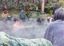 東京都・京王高尾山温泉「極楽湯」で撮影！